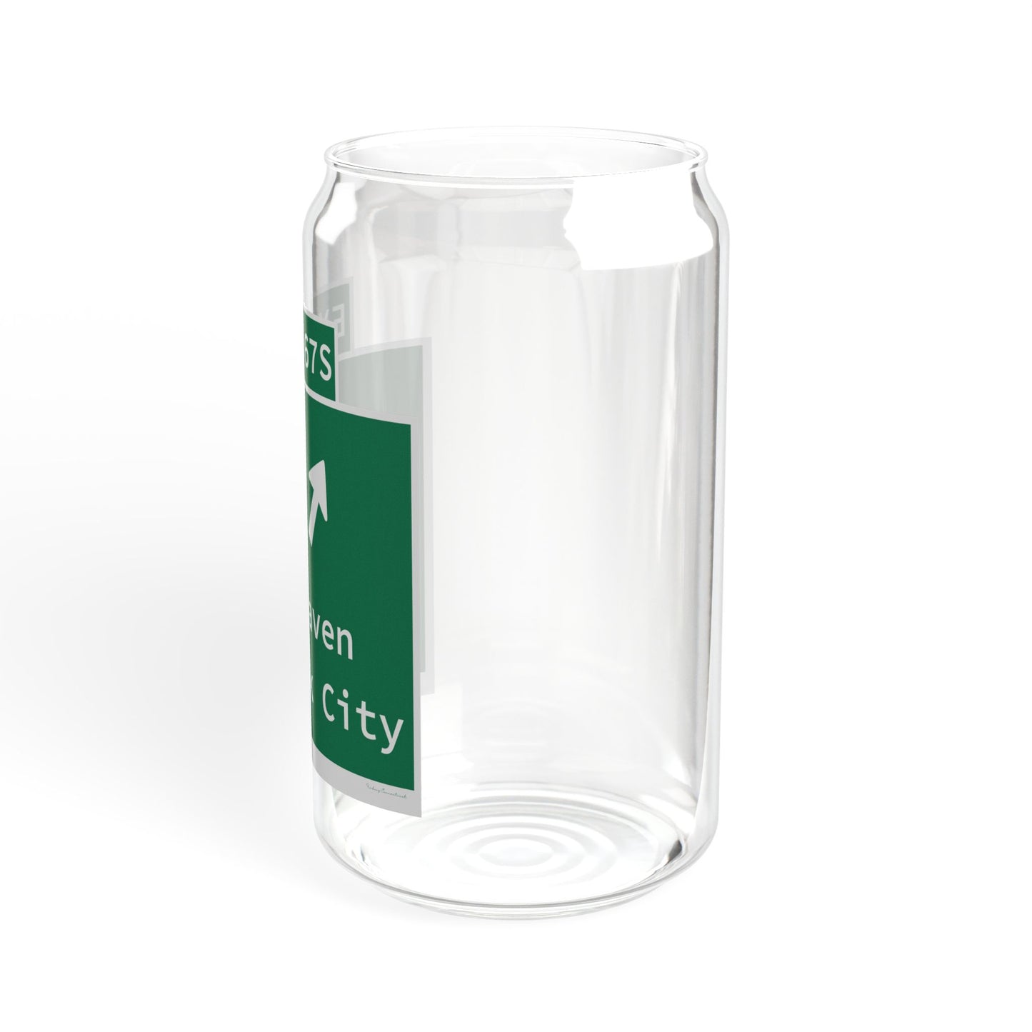 Vintage WCP Exit 67S Sign Sipper Glass, 16oz