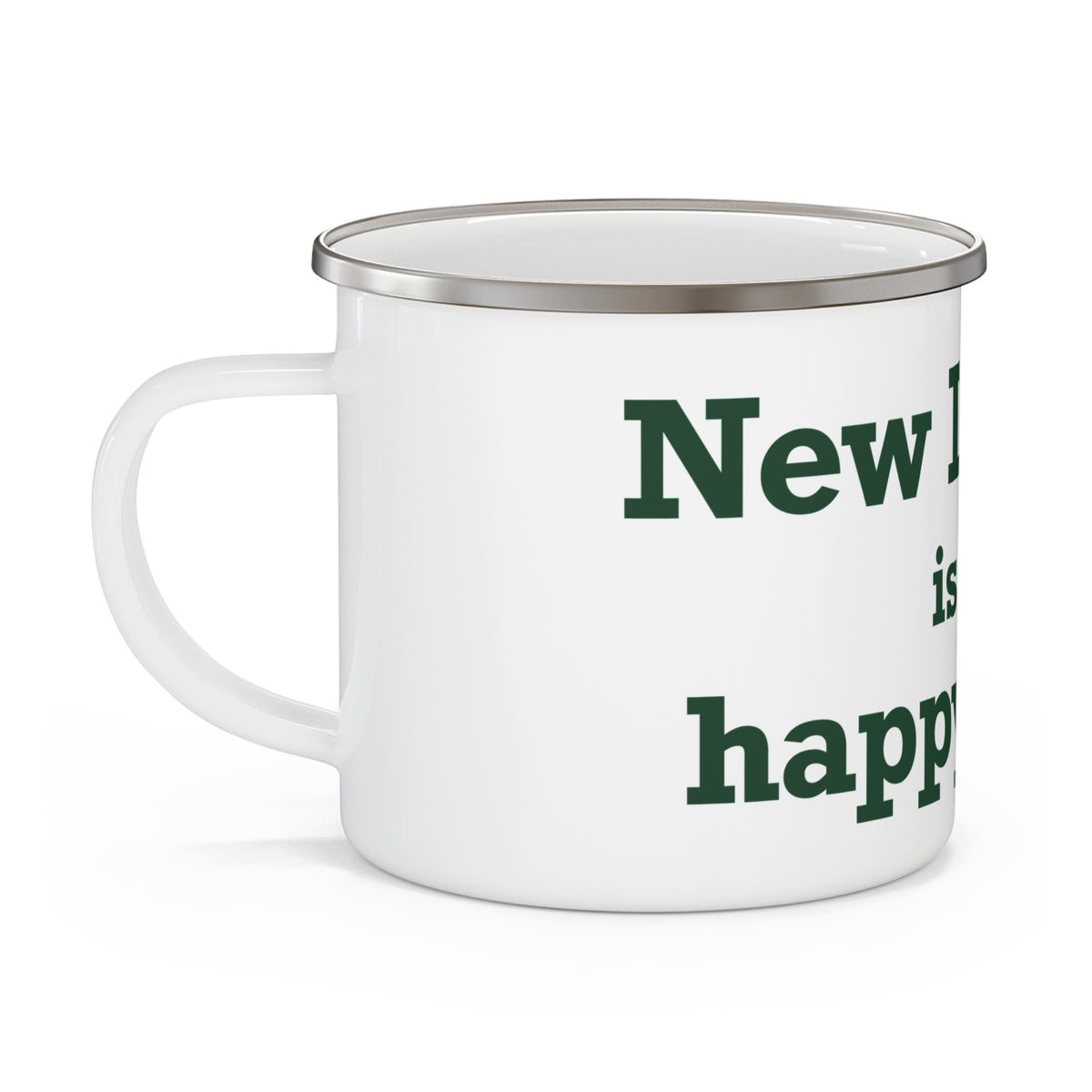 New London is My Happy Place Camping Mug