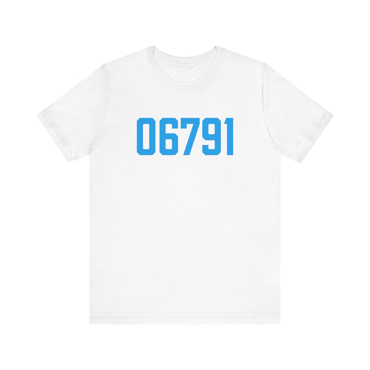 06791 Harwinton Connecticut Zip Code Unisex Jersey Short Sleeve T-Shirt