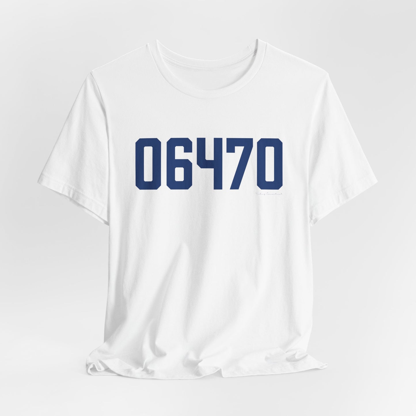 06470 Newtown Connecticut Zip Code Unisex Jersey Short Sleeve T-Shirt