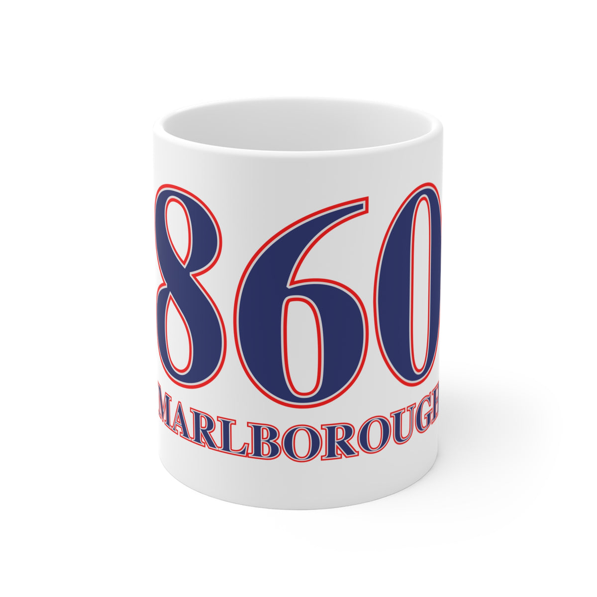 860 Marlborough Red, White & Blue Mug 11oz