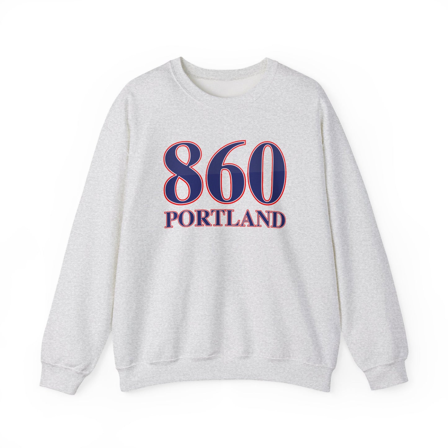 860 Portland Red White & Blue Unisex Heavy Blend™ Crewneck Sweatshirt