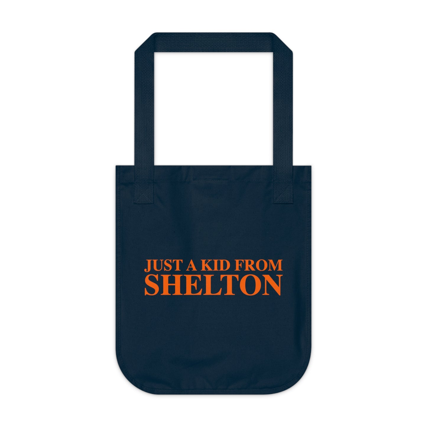 Just a kid from Shelton Organic Canvas Tote Bag