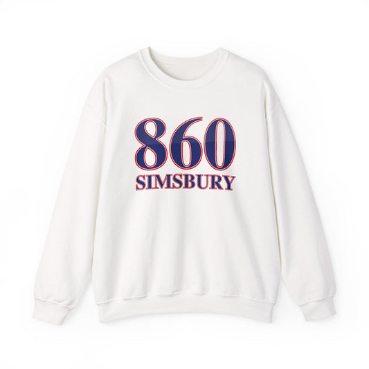 860 Simsbury Red White & Blue Unisex Heavy Blend™ Crewneck Sweatshirt