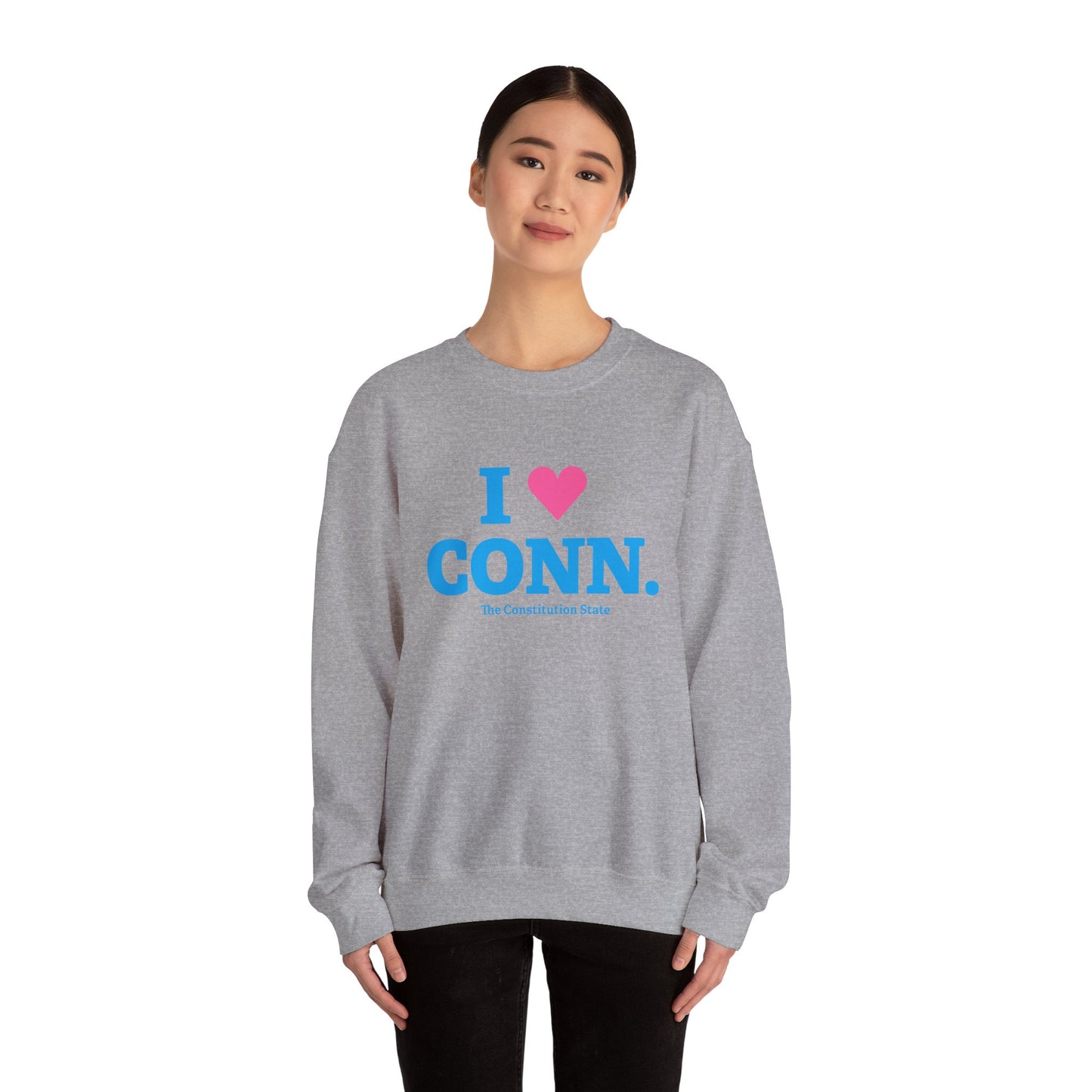 I Heart CONN. Unisex Heavy Blend™ Crewneck Sweatshirt