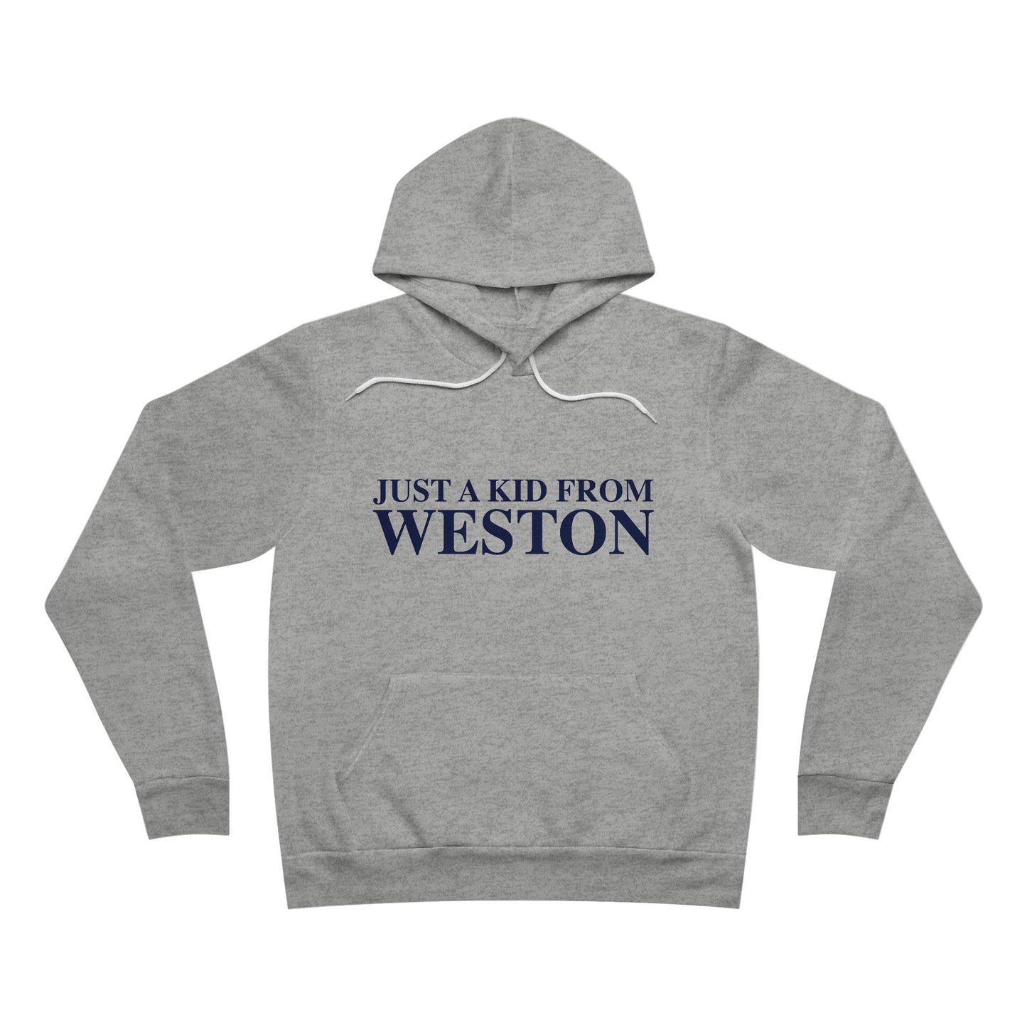 Just a kid from Weston Unisex Sponge Fleece Pullover Hoodie