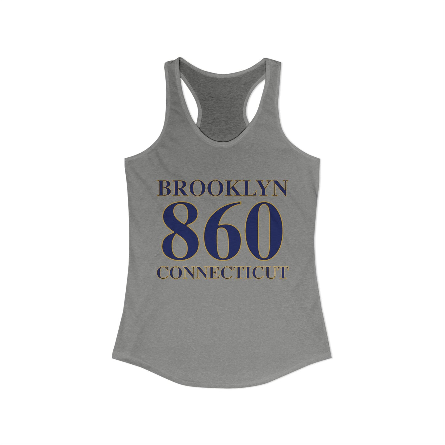 Brooklyn 860 Connecticut Women's Ideal Racerback Tank Top