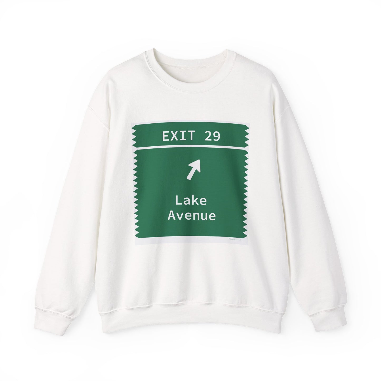 Vintage Merritt Parkway Exit 29 Sign Unisex Heavy Blend™ Crewneck Sweatshirt