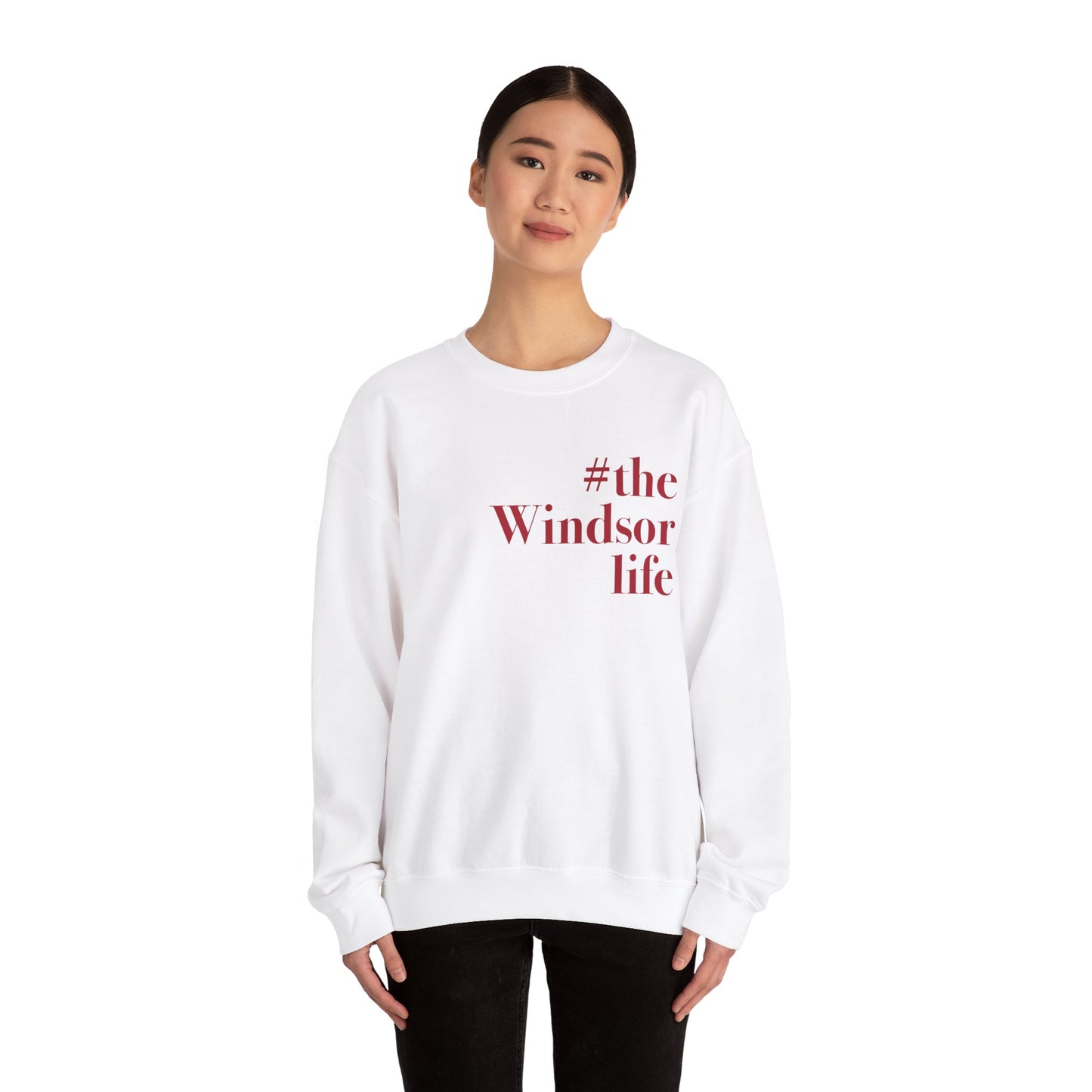 #thewindsorlife Unisex Heavy Blend™ Crewneck Sweatshirt