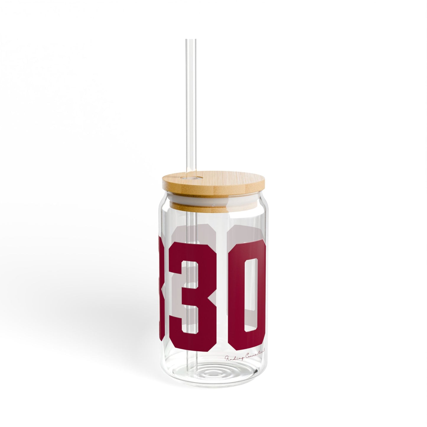 06830 - Greenwich Connecticut Zip Code  Sipper Glass, 16oz