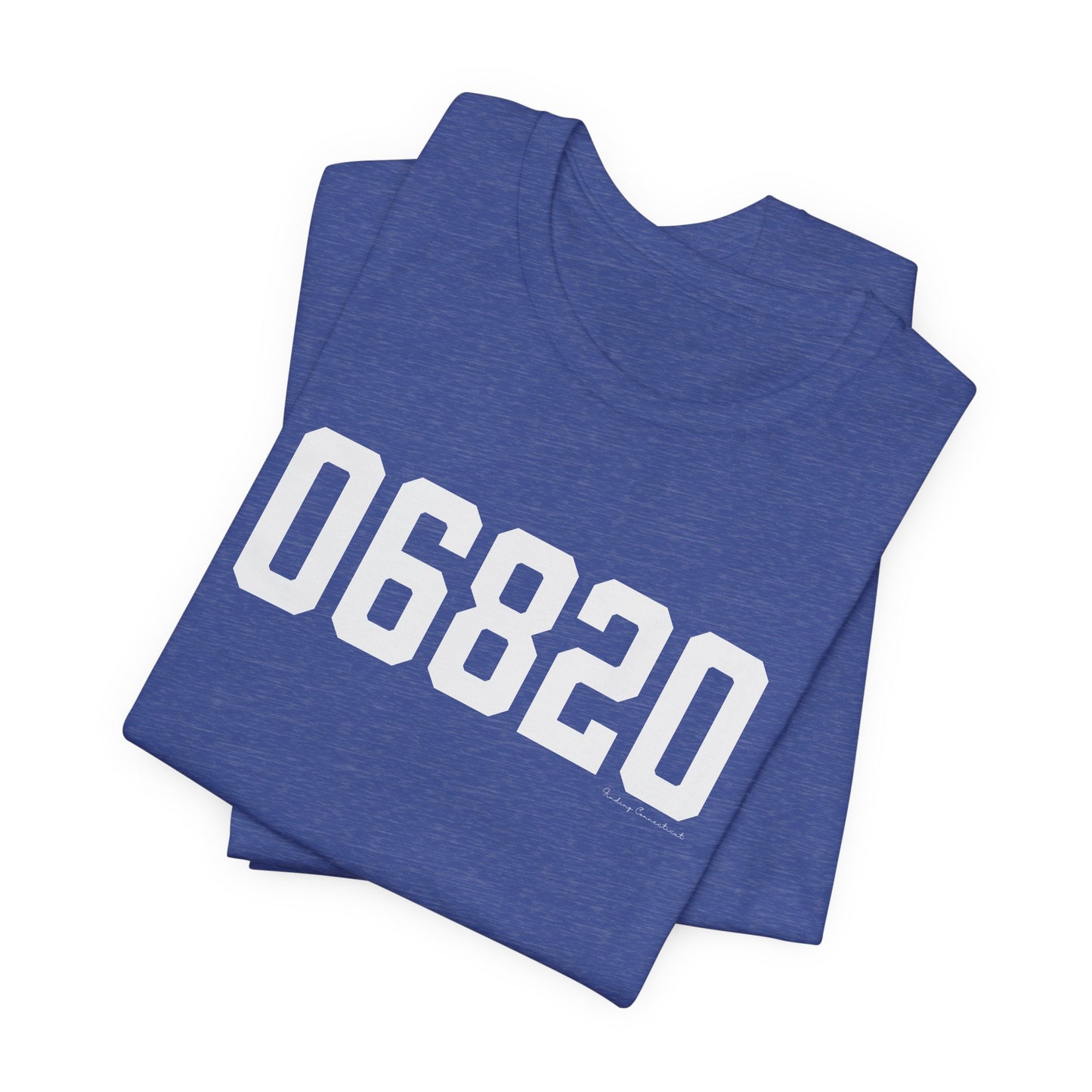 06820 - Darien CT Zip Code Unisex Jersey Short Sleeve T-Shirt