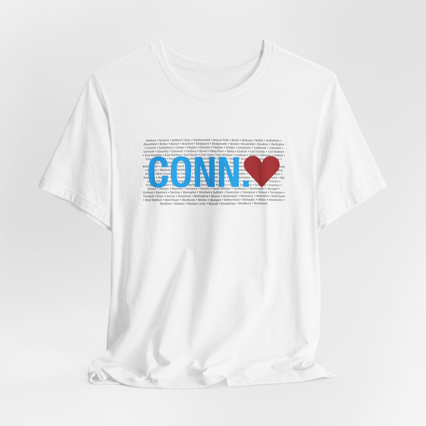 Connecticut Love Unisex Jersey Short Sleeve T-Shirt
