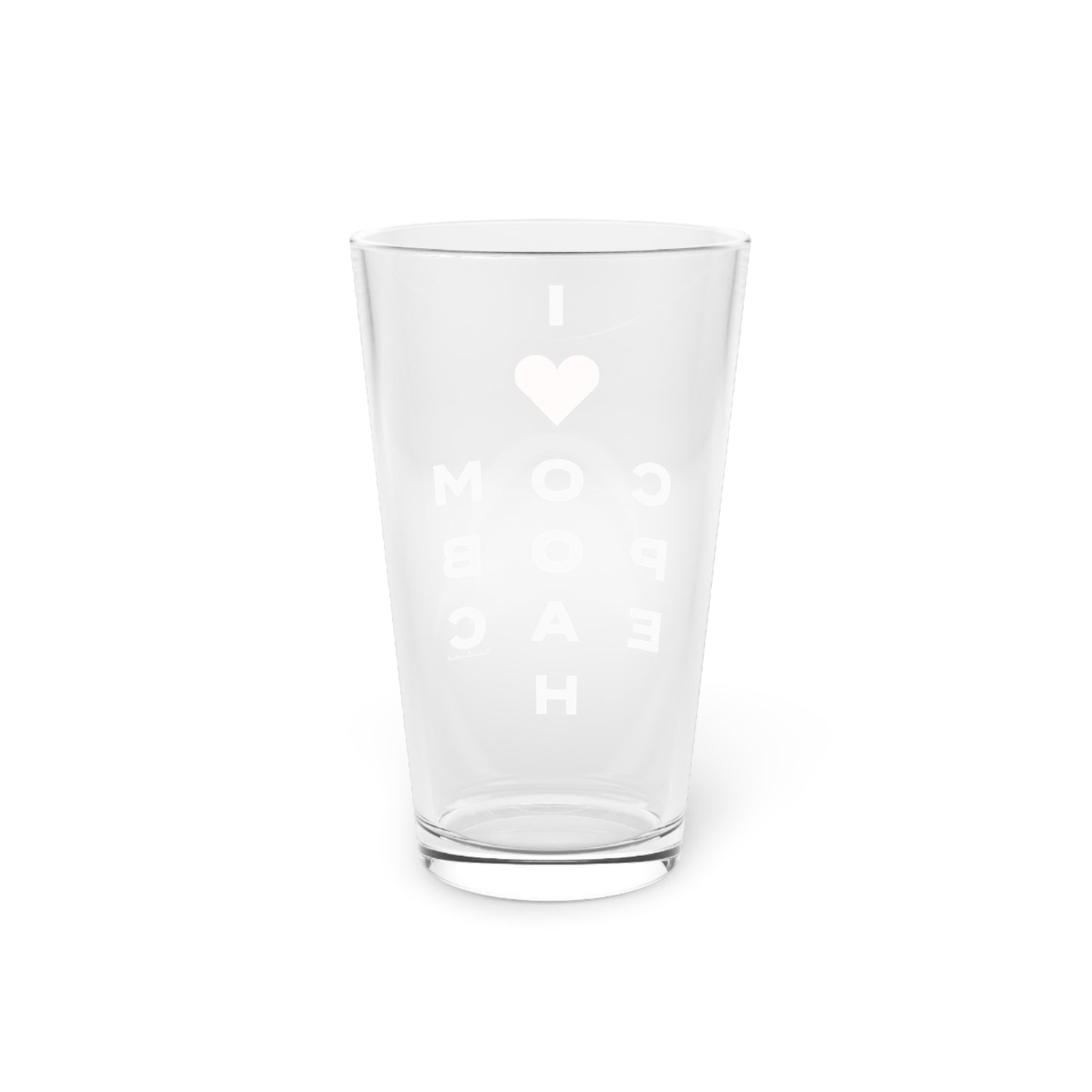 Compo Beach Vision Pint Glass, 16oz