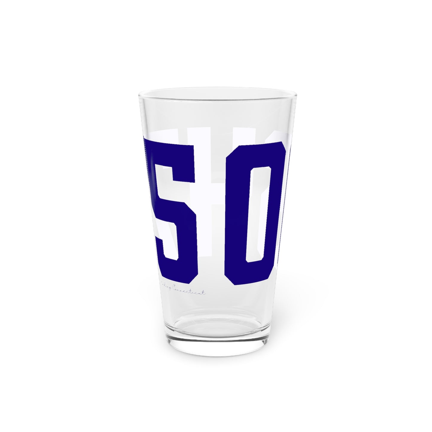 06475 Old Saybrook Connecticut Zip Code Pint Glass, 16oz