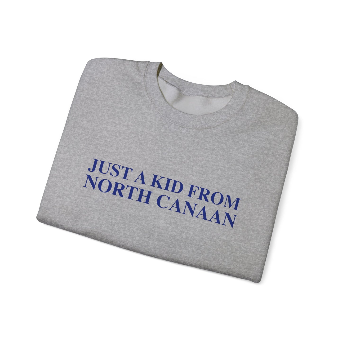 Just a kid from North Canaan Unisex Heavy Blend™ Crewneck Sweatshirt
