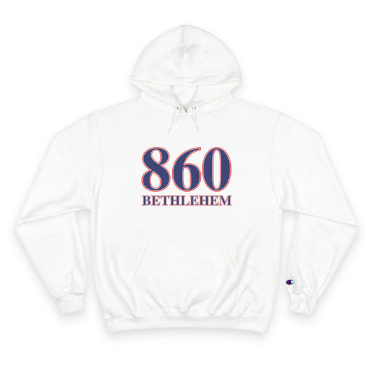 860 Bethlehem Red White & Blue Champion Hoodie