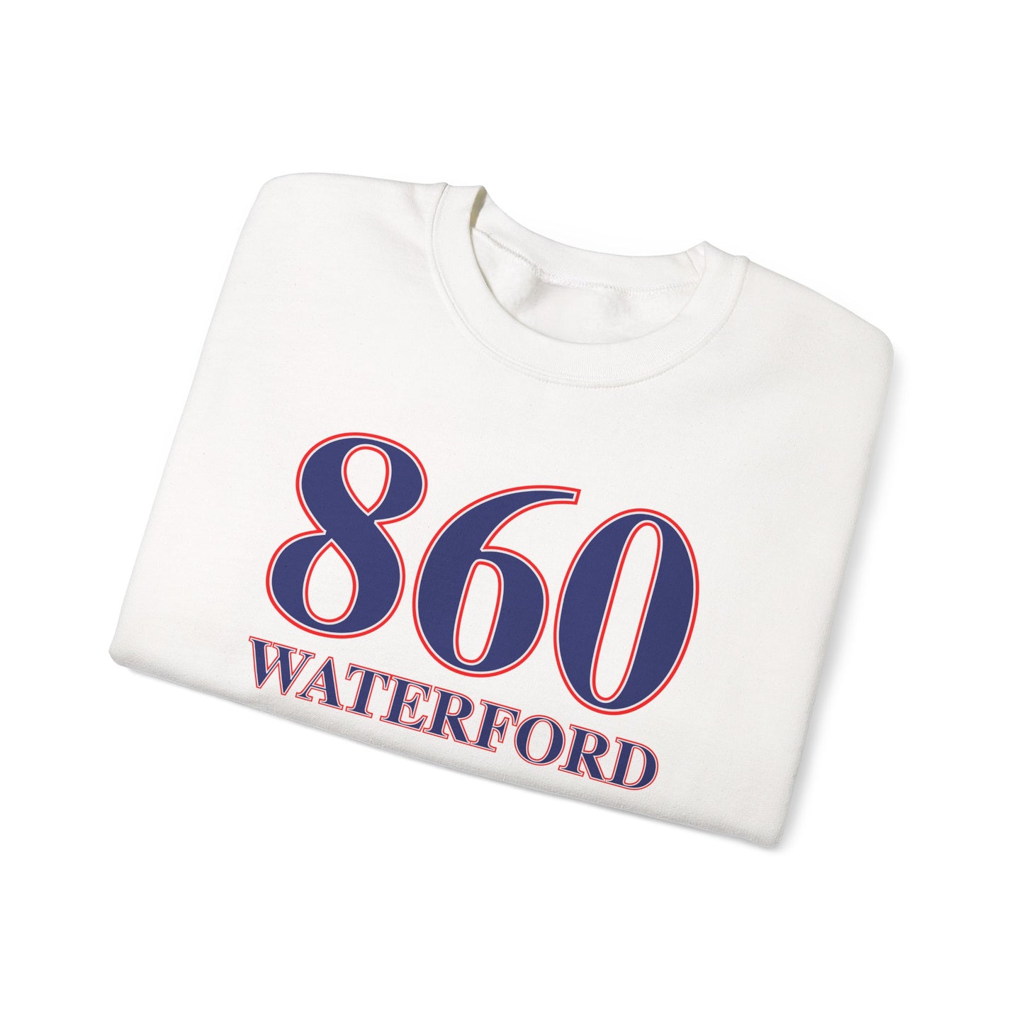 860 Waterford Red White & Blue Unisex Heavy Blend™ Crewneck Sweatshirt