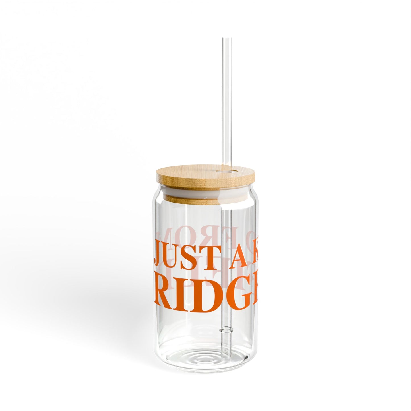 Just a kid from Ridgefield Sipper Glass, 16oz