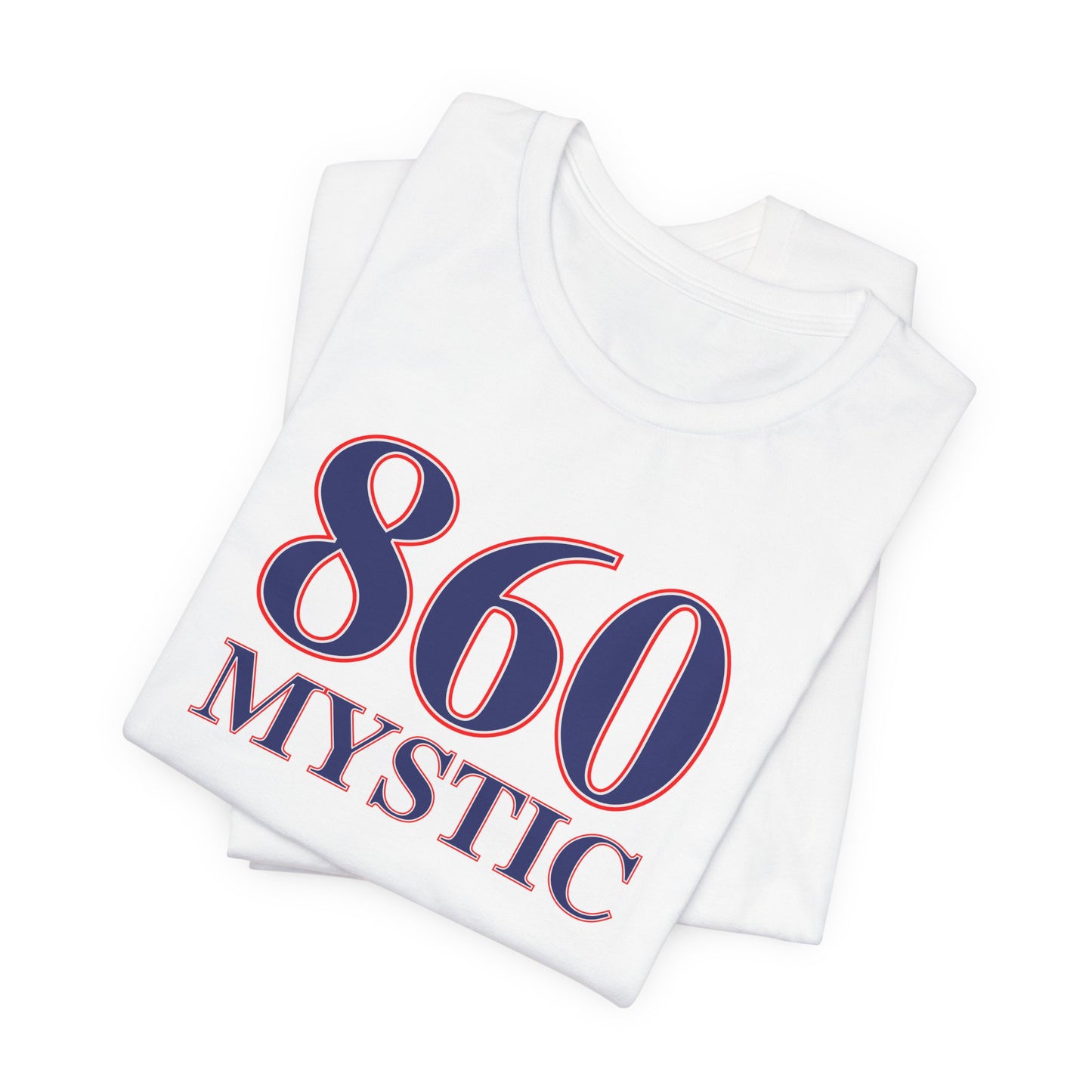 860 Mystic Red White & Blue Unisex Jersey Short Sleeve T-Shirt