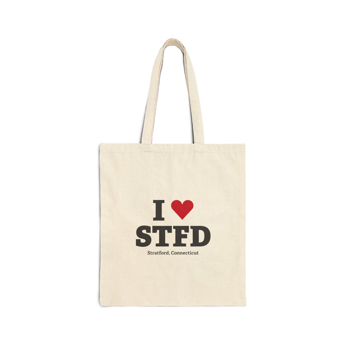 I Heart STFD Cotton Canvas Tote Bag