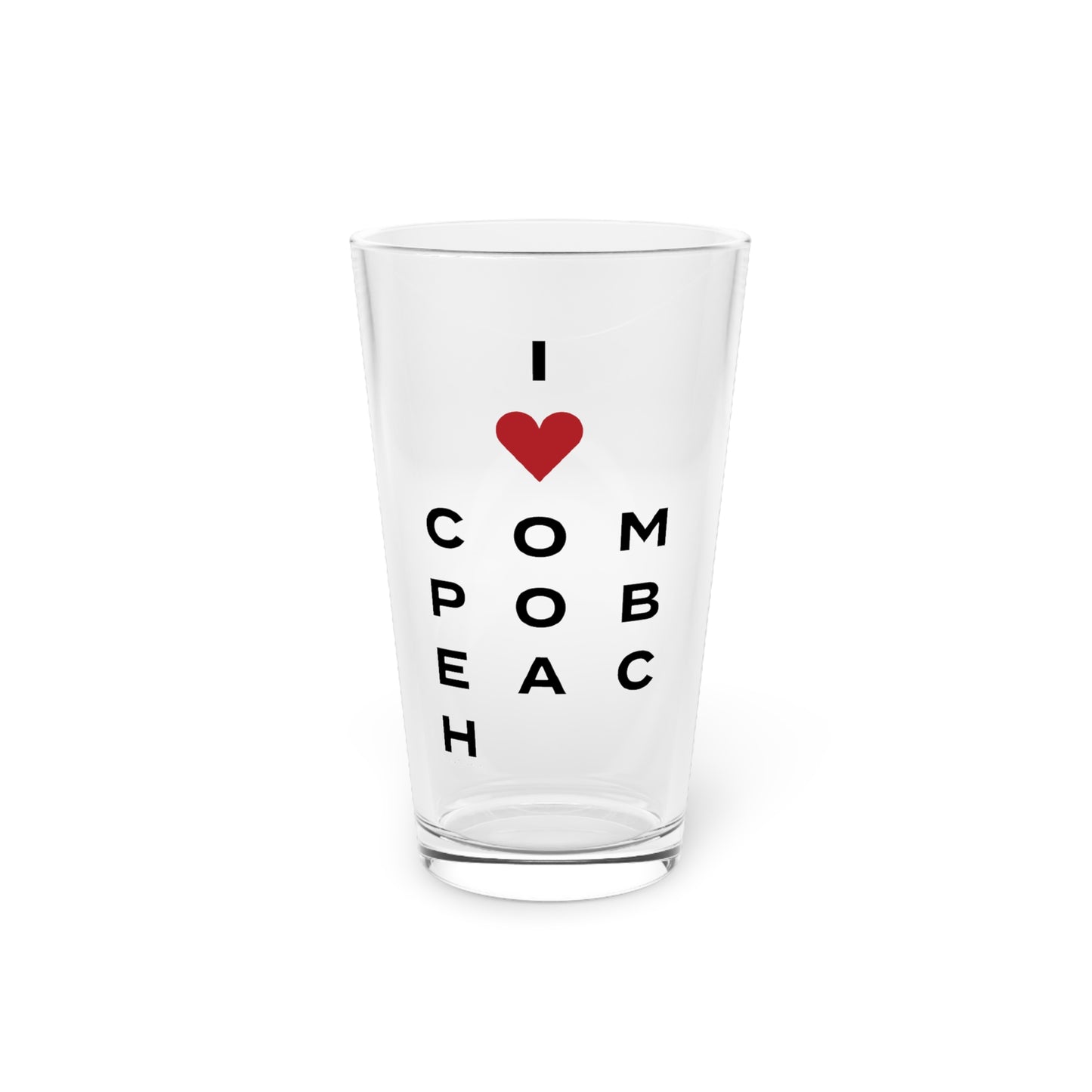 Compo Beach Vision Pint Glass, 16oz