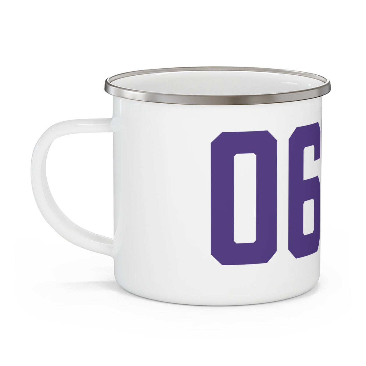 06471 North Branford Connecticut Zip Code Enamel Camping Mug