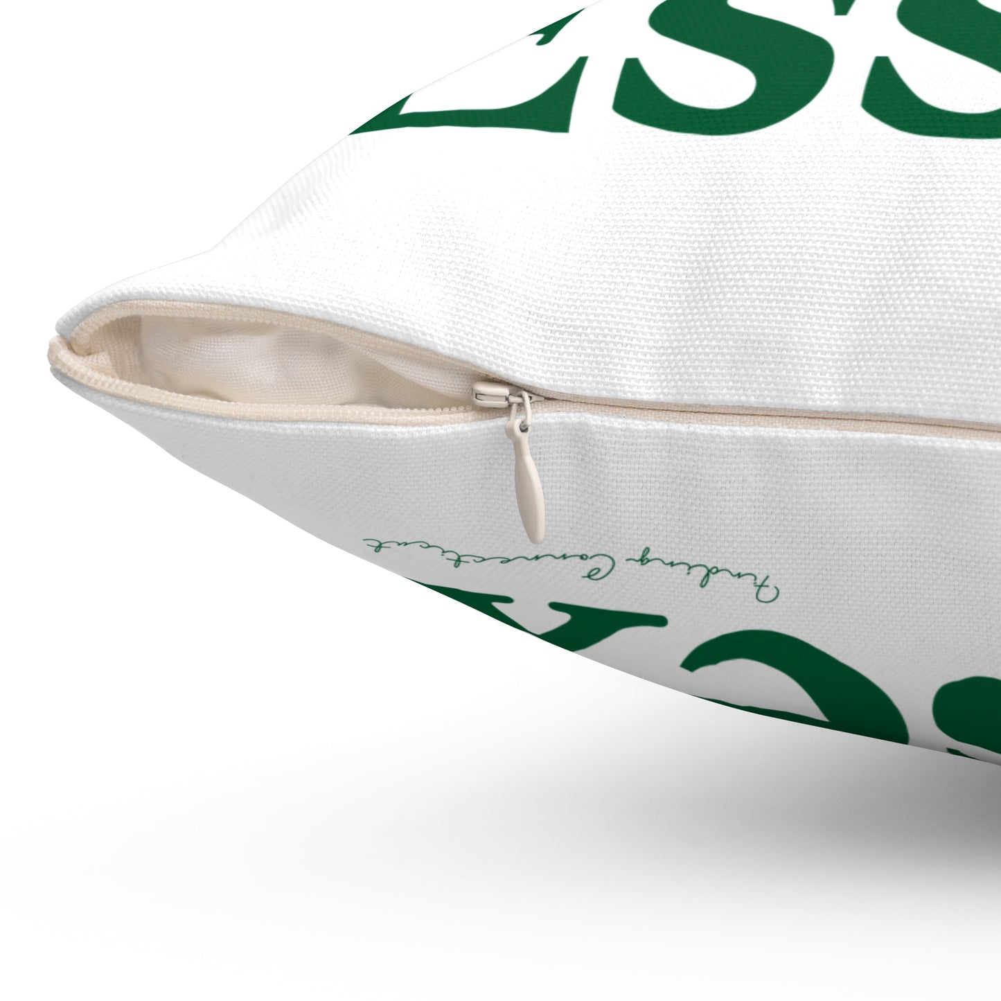 I Clover Essex Spun Polyester Square Pillow