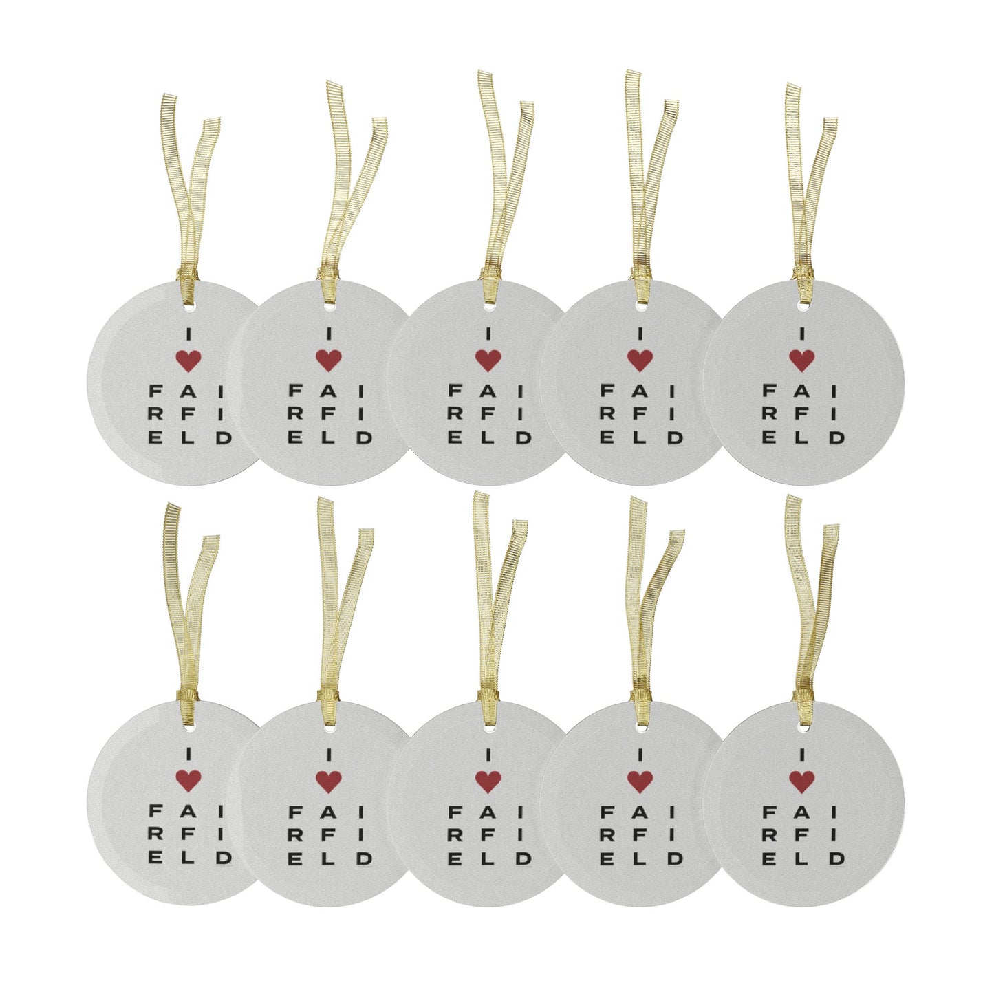 Fairfield Vision Glass Ornaments