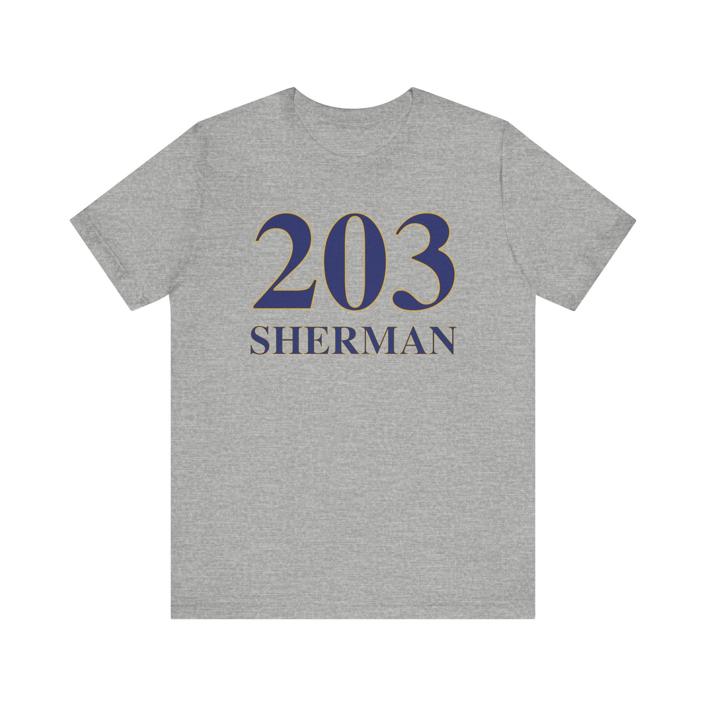 203 Sherman Unisex Jersey Short Sleeve Tee