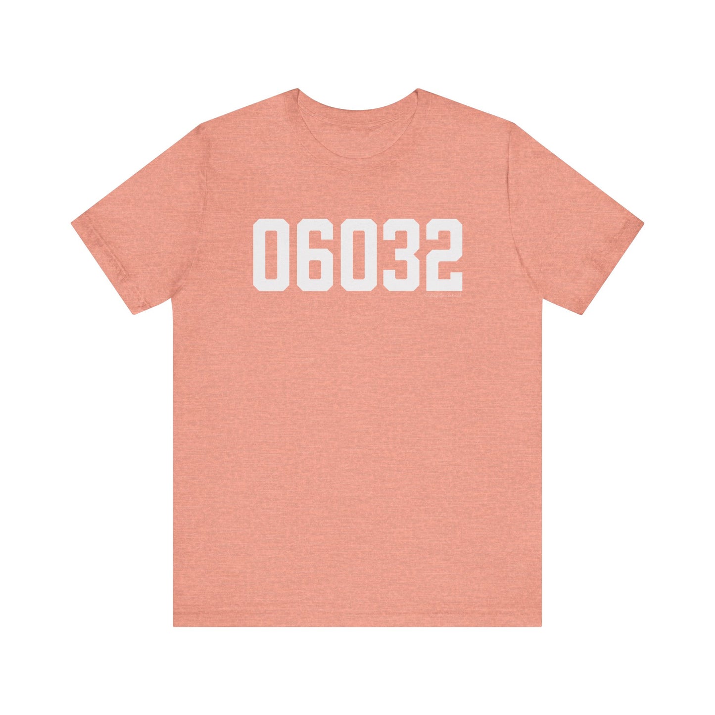 06032 - Farmington CT Zip Code Unisex Jersey Short Sleeve T-Shirt