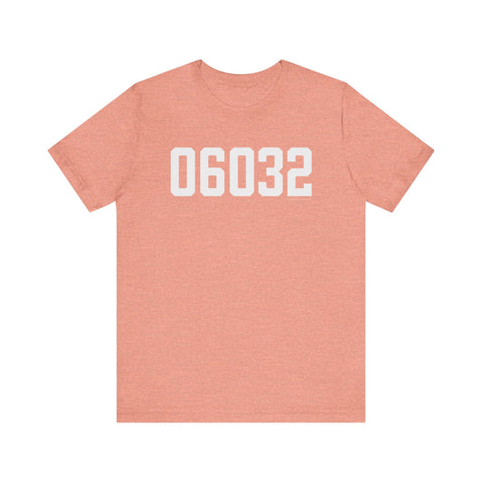 06032 - Farmington CT Zip Code Unisex Jersey Short Sleeve T-Shirt