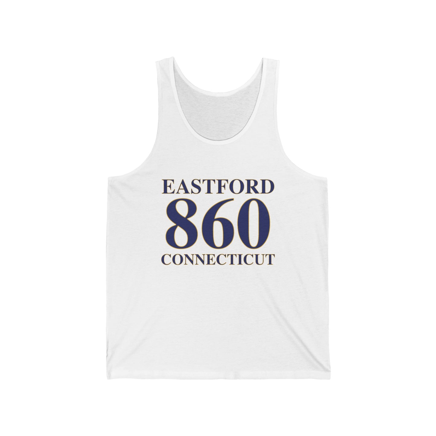 Eastford 860 Connecticut Unisex Jersey Tank Top