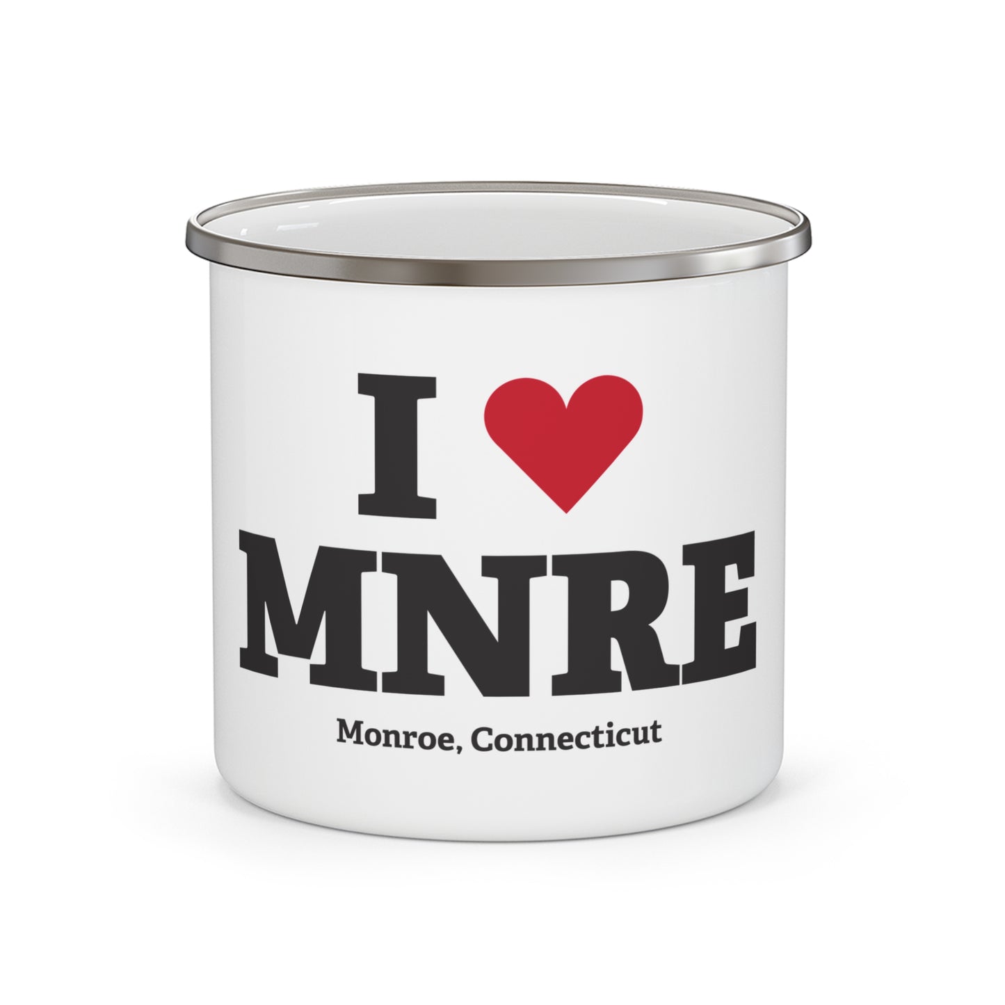 I Heart MNRE Enamel Camping Mug