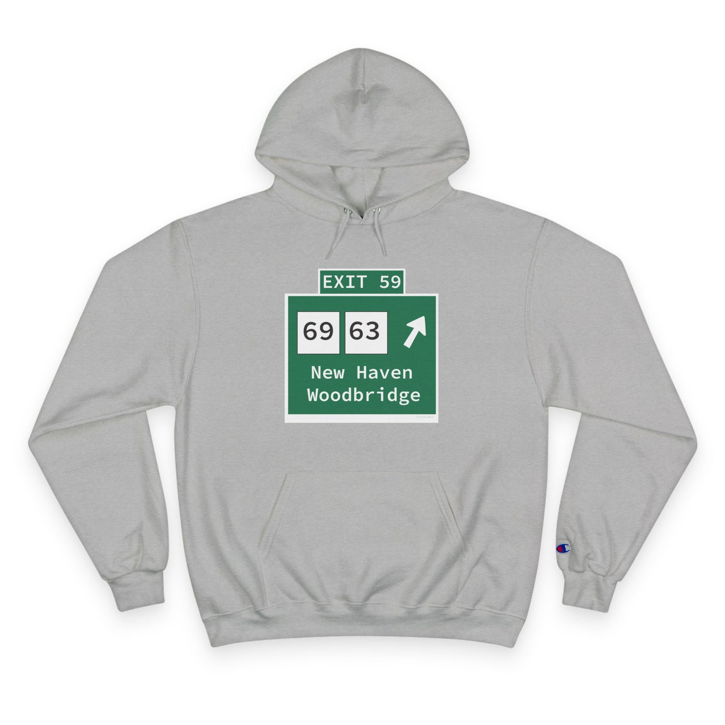 Vintage WCP Exit 59 Sign Champion Hoodie