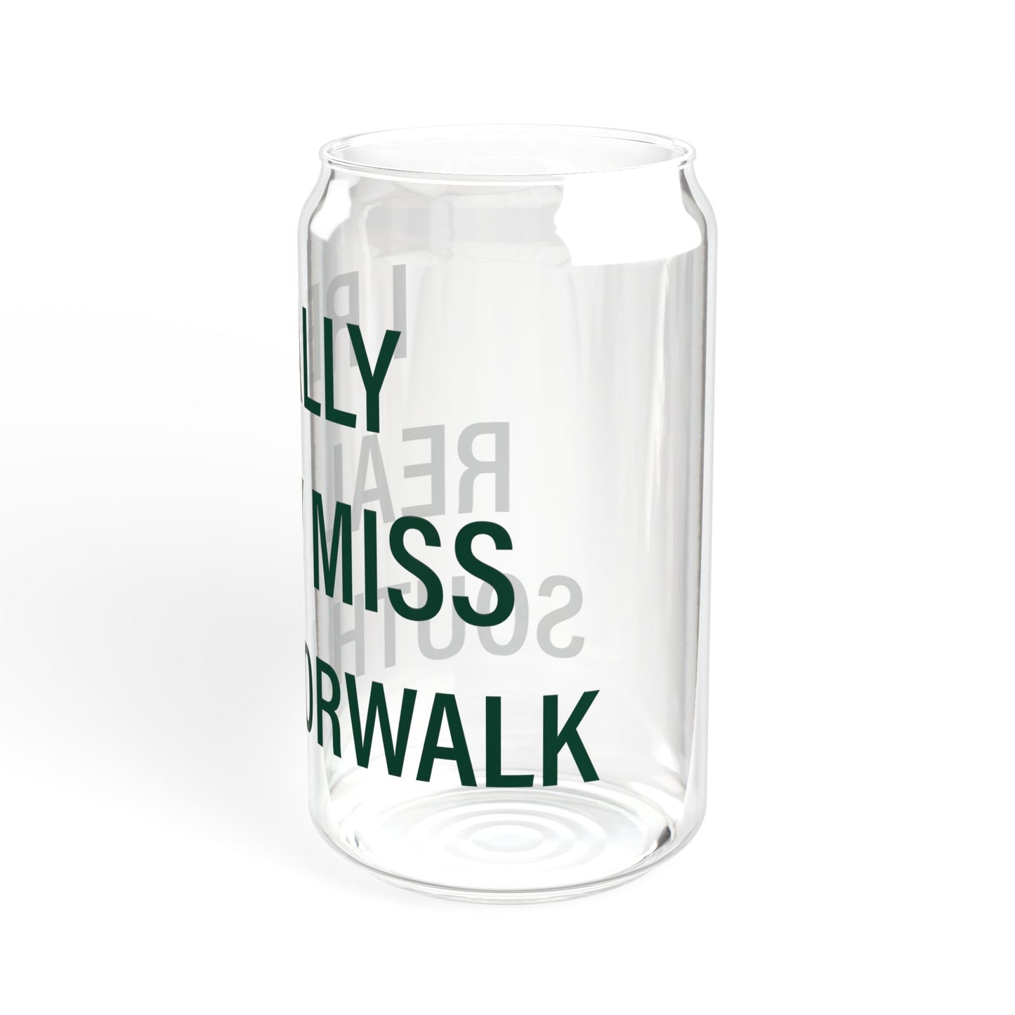 I Really Really Miss South Norwalk Sipper Glass, 16oz