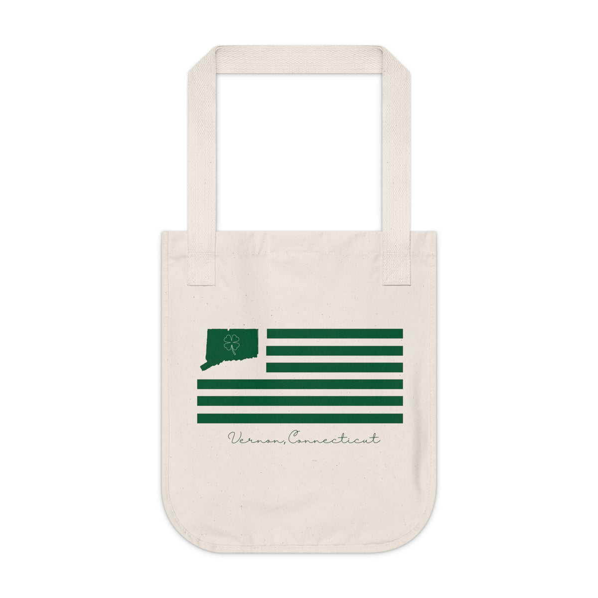 Vernon Connecticut St. Patrick’s Day Flag
Organic Canvas Tote Bag