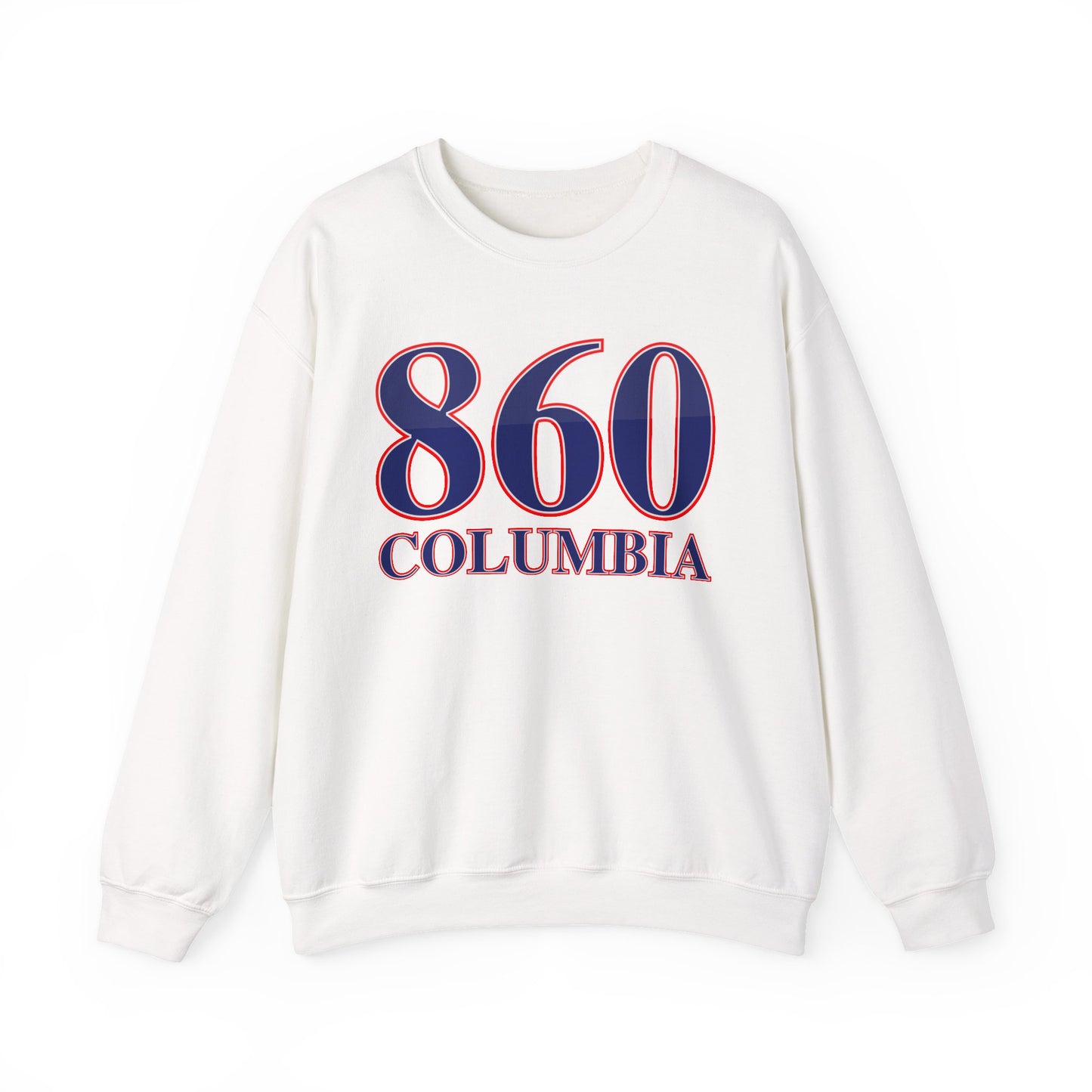 860 Columbia Red White & Blue Unisex Heavy Blend™ Crewneck Sweatshirt