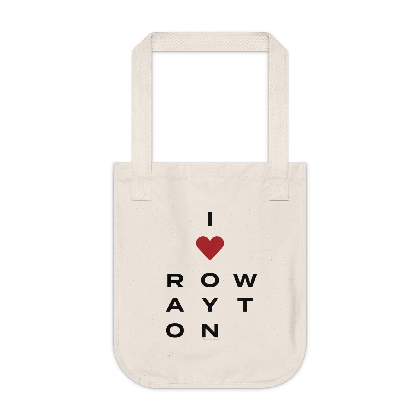 Rowayton Vision Organic Canvas Tote Bag