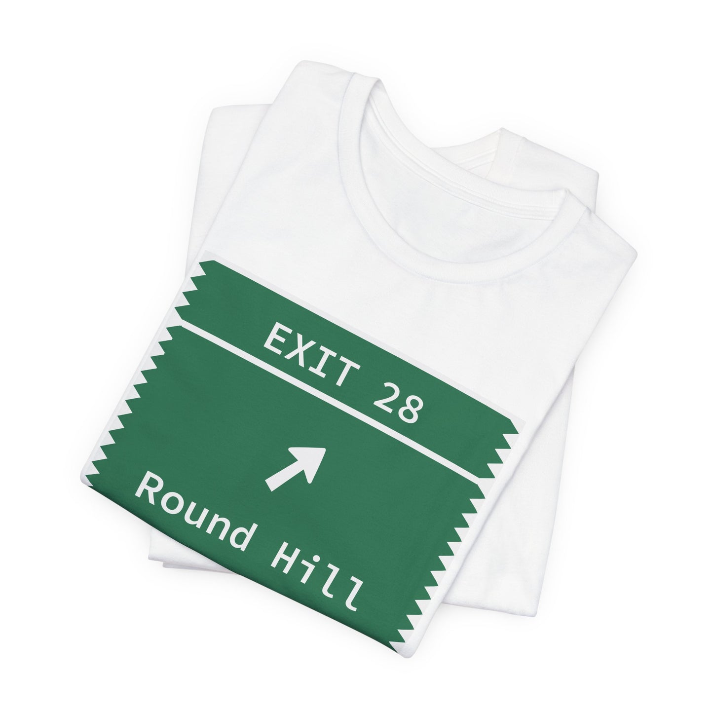 Vintage Merritt Parkway Exit 28 Sign Unisex Jersey Short Sleeve T-Shirt