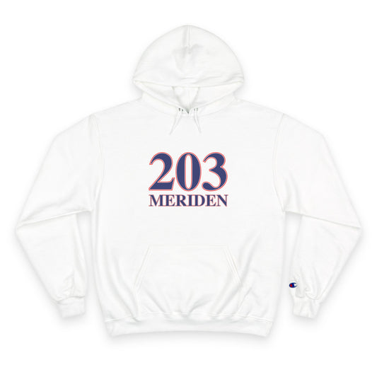 203 Meriden Red, White & Blue Champion Hoodie