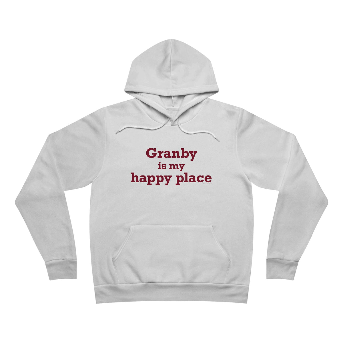 Granby is My Happy Place Unisex Sponge Fleece Pullover Hoodie