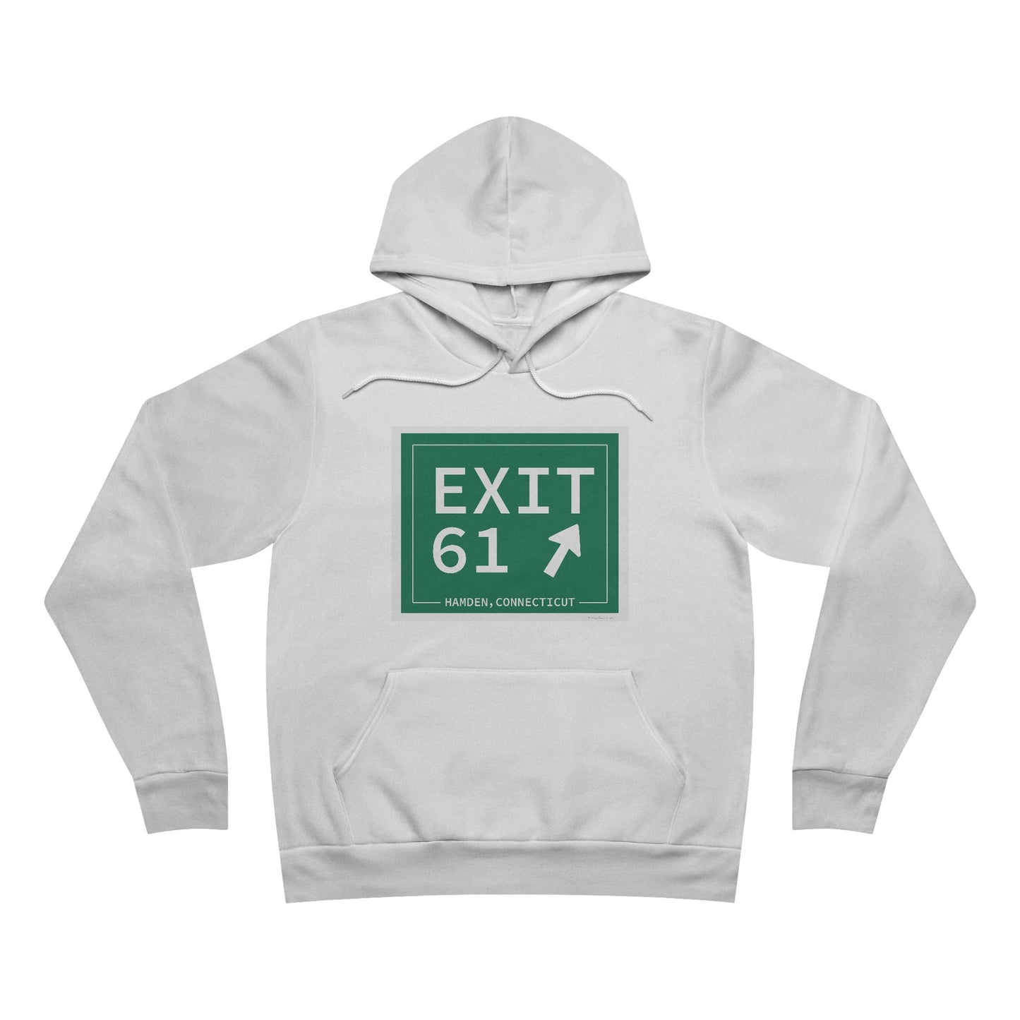 Vintage Exit 61 WCP Sign Unisex Sponge Fleece Pullover Hoodie