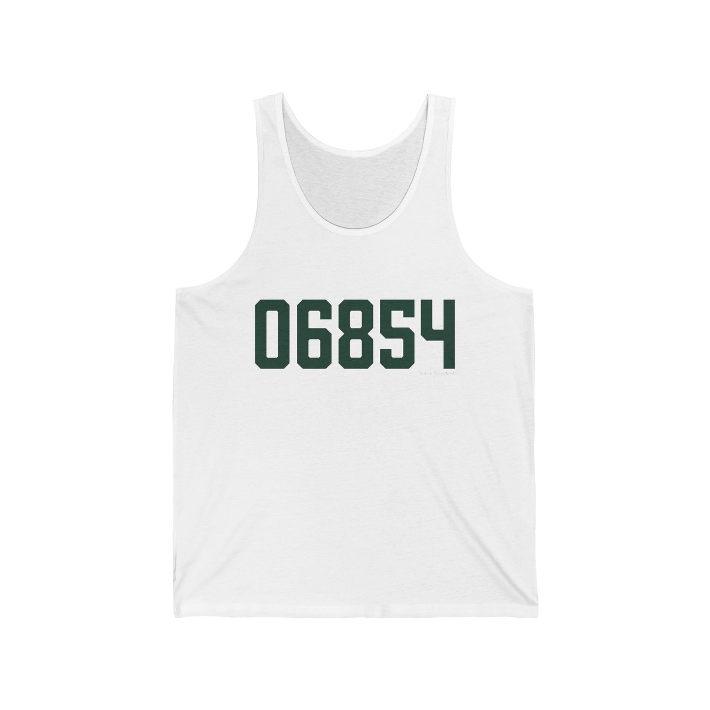 06854 Norwalk Connecticut Zip Code Unisex Jersey Tank Top