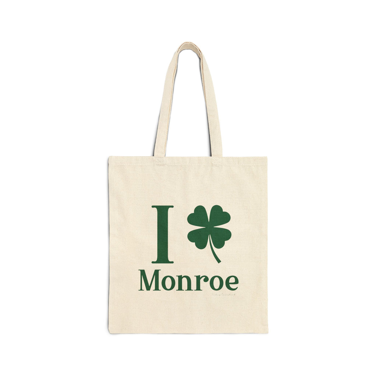 I Clover Monroe Cotton Canvas Tote Bag