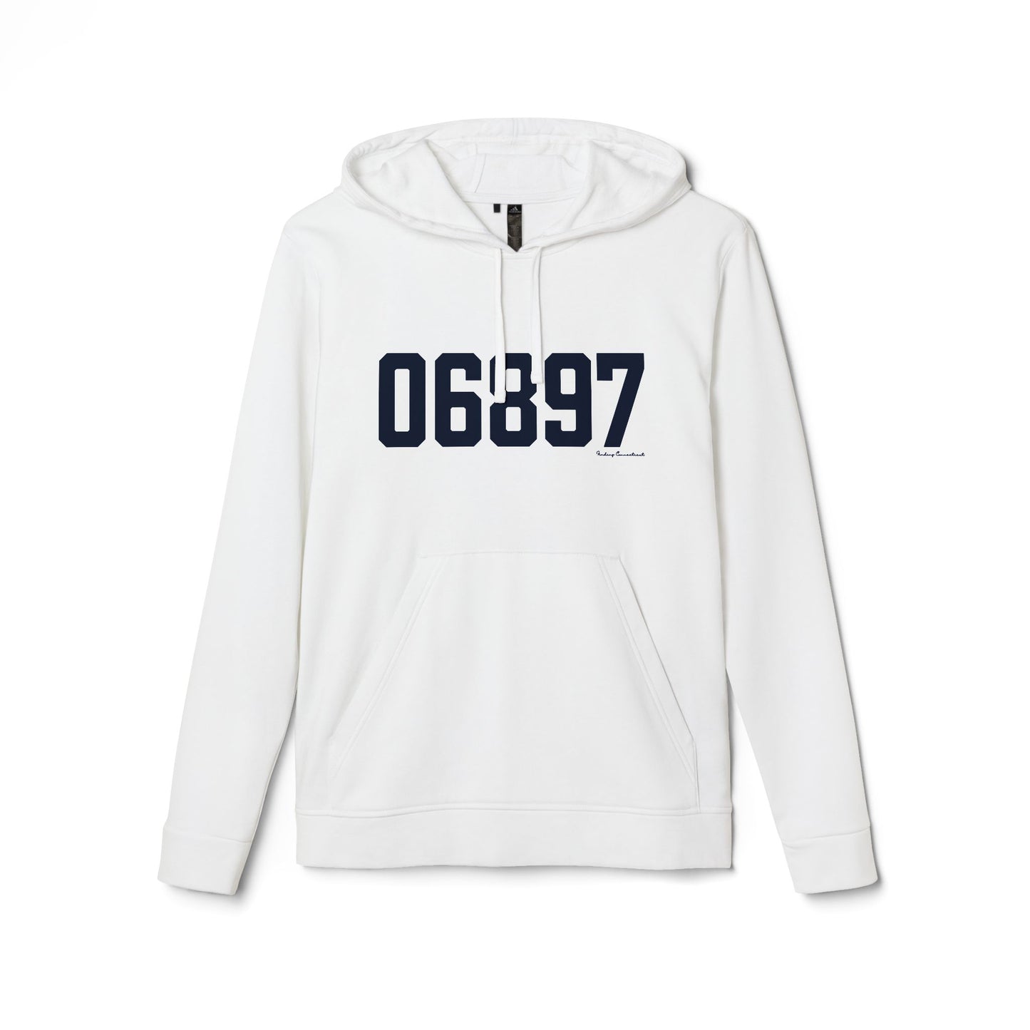 06897 Wilton Connecticut Zip Code adidas Unisex Fleece Hoodie Sweatshirt