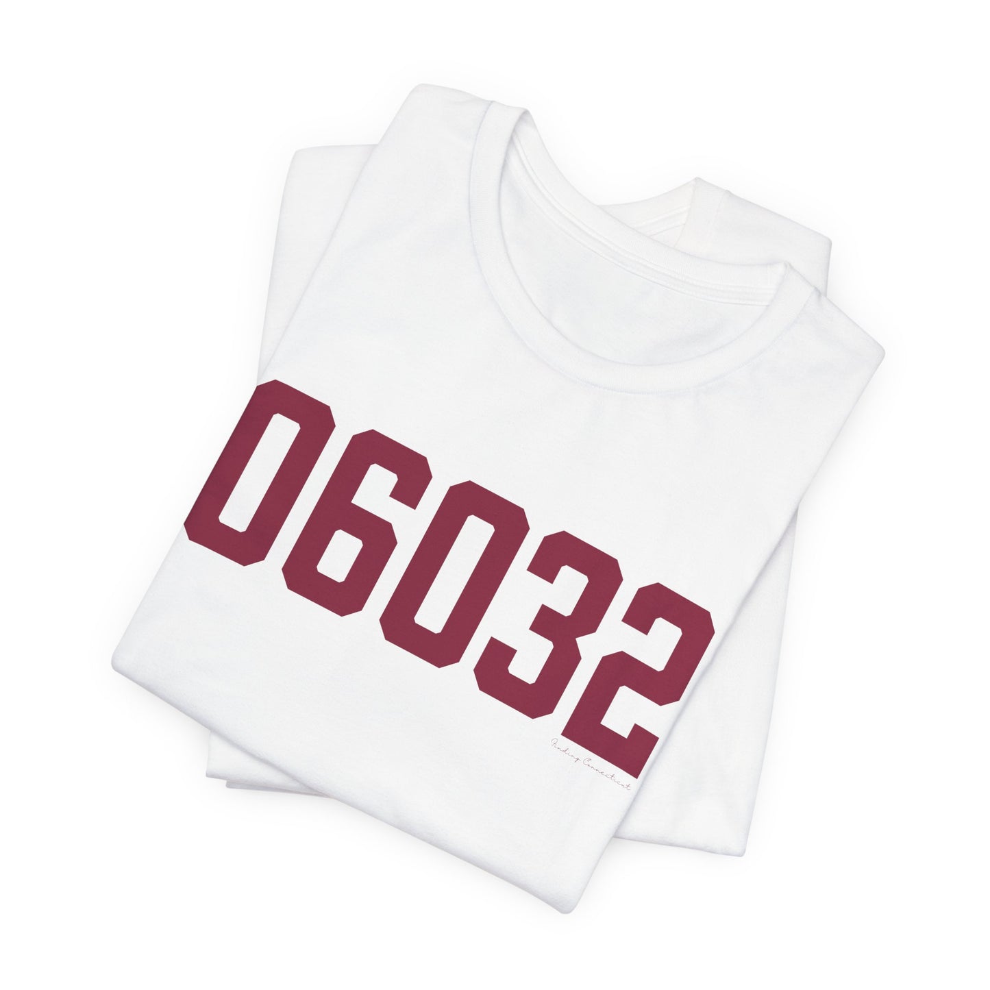 06032 - Farmington Connecticut Zip Code Unisex Jersey Short Sleeve T-Shirt