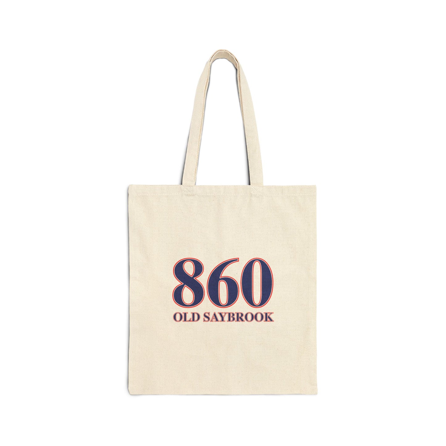860 Old Saybrook Red, White & Blue Cotton Canvas Tote Bag