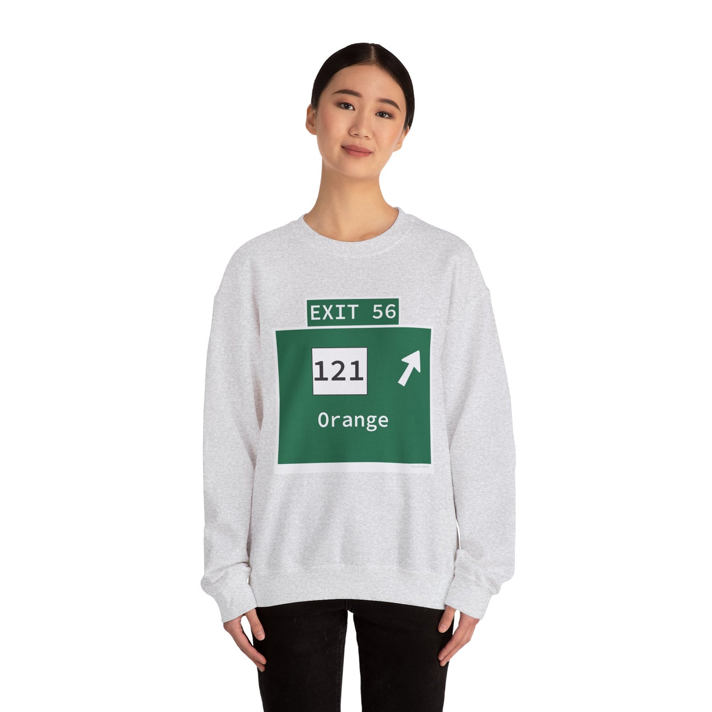 Vintage WCP Exit 56 Sign Unisex Heavy Blend™ Crewneck Sweatshirt