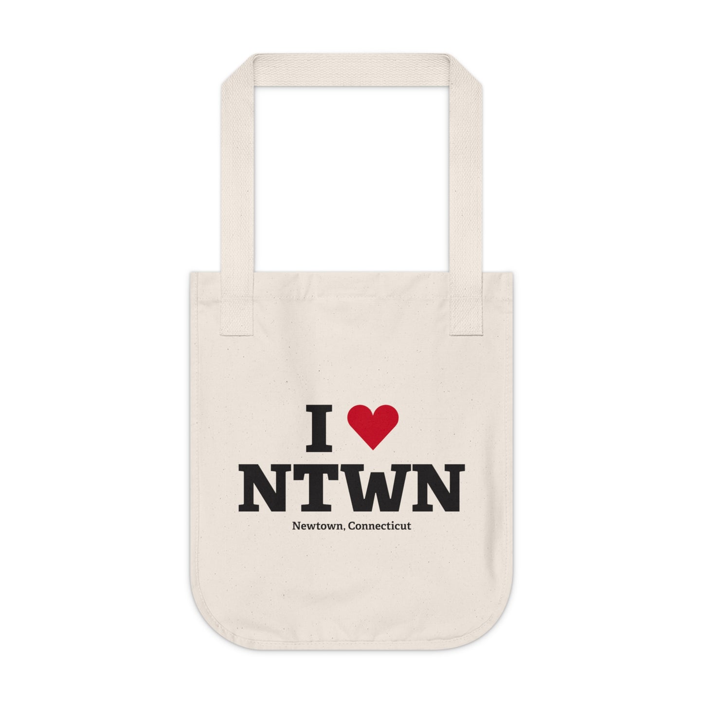 I Heart NTWN Organic Canvas Tote Bag