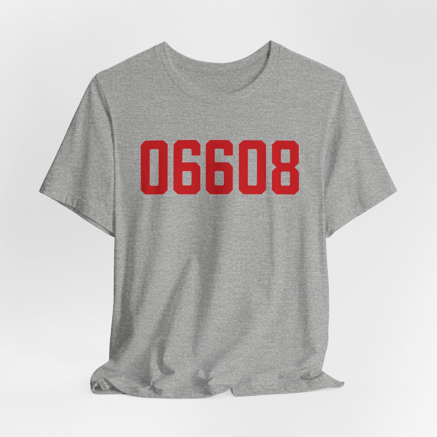 06608 Bridgeport Connecticut Zip Code Unisex Jersey Short Sleeve T-Shirt